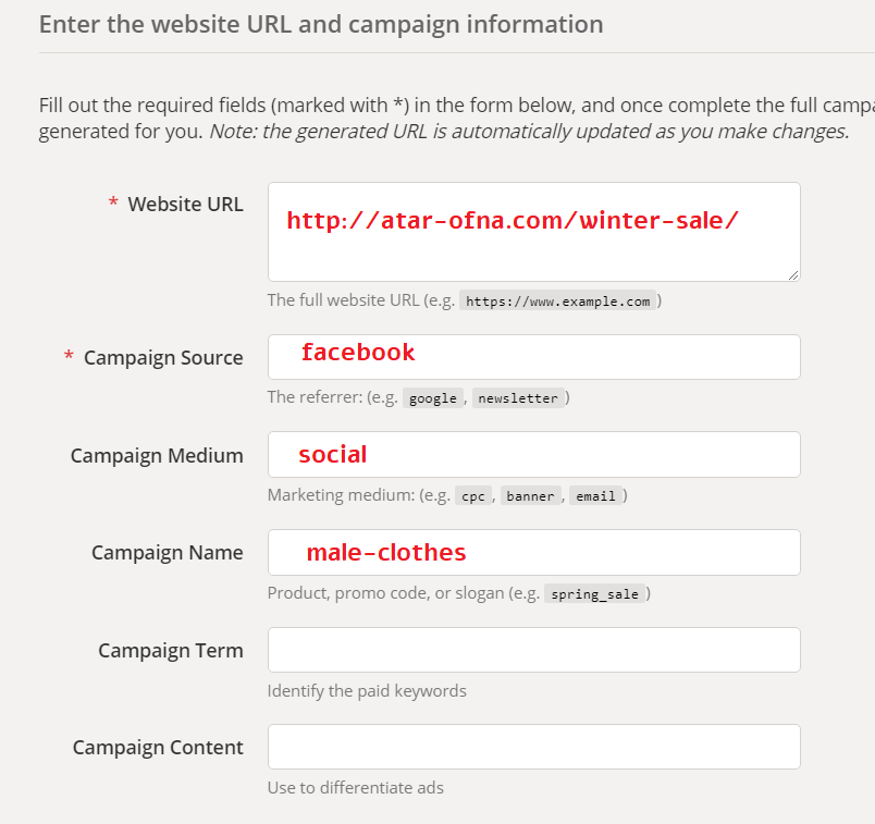 כלי תיוג הקמפיינים של גוגל - Campaign URL Builder - יוריס דיגיטל