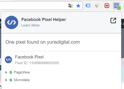 בדיקת תקינות התקנה של הפיקסל של פייסבוק עם Facebook Pixel Helper - יוריס דיגיטל
