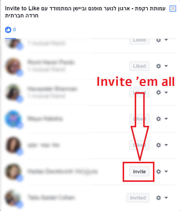 הזמנת מלייקלקים לפייסבוק - טופנדה שירותי שיווק אונליין