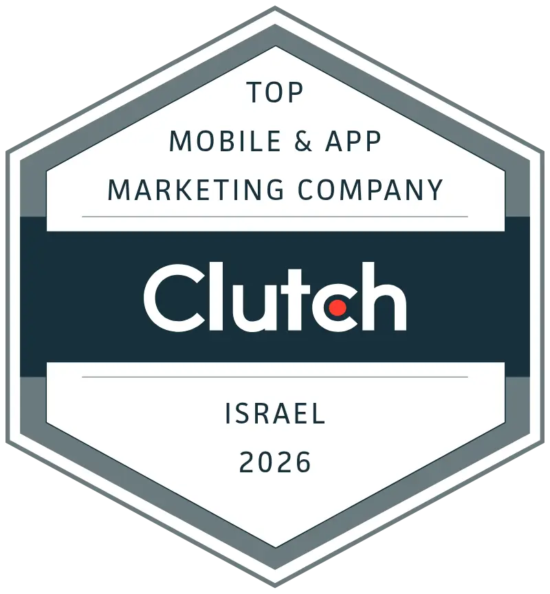 פרס Clutch לחברת שיווק אפליקציות בישראל לשנת 2026
